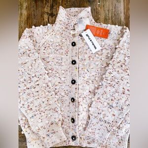 Misha and puff adult popcorn polo/classic cardigan confetti 16/20